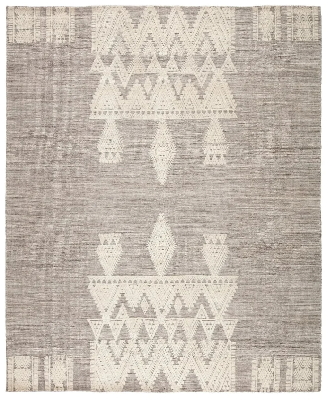 Rize RIZ09 Gray/Ivory Rug