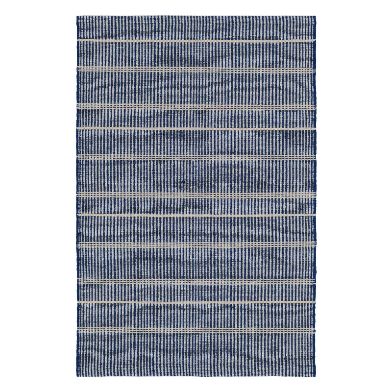 Samson Navy Handwoven Indoor/Outdoor Rug