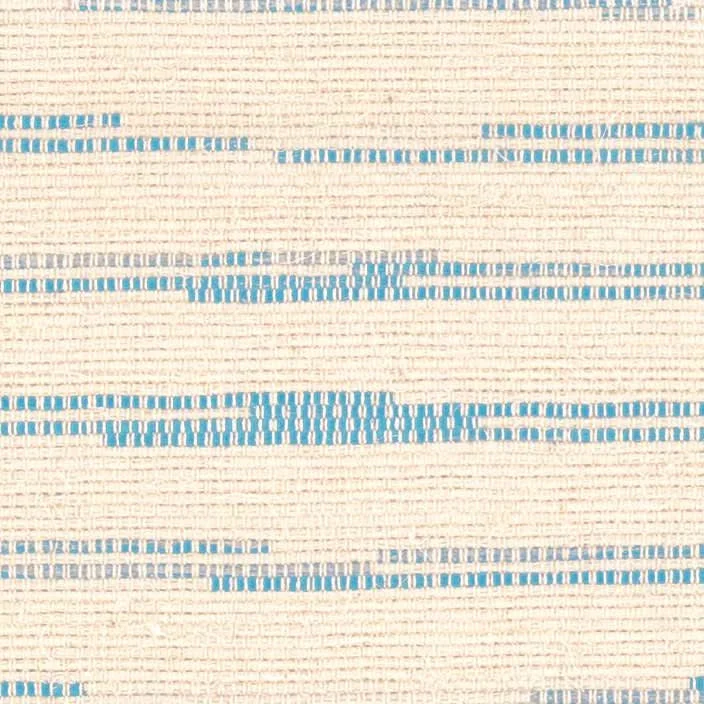 Solana Asiatic Blue Handwoven Cotton Rug Swatch