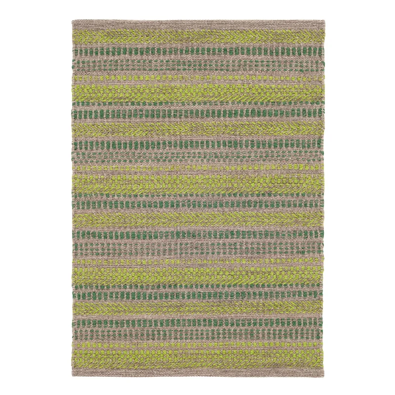 Sooner Than Later Green Handwoven Indoor/Outdoor Rug