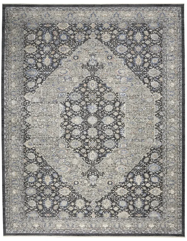 Starry Nights STN11 Grey/Blue Rug