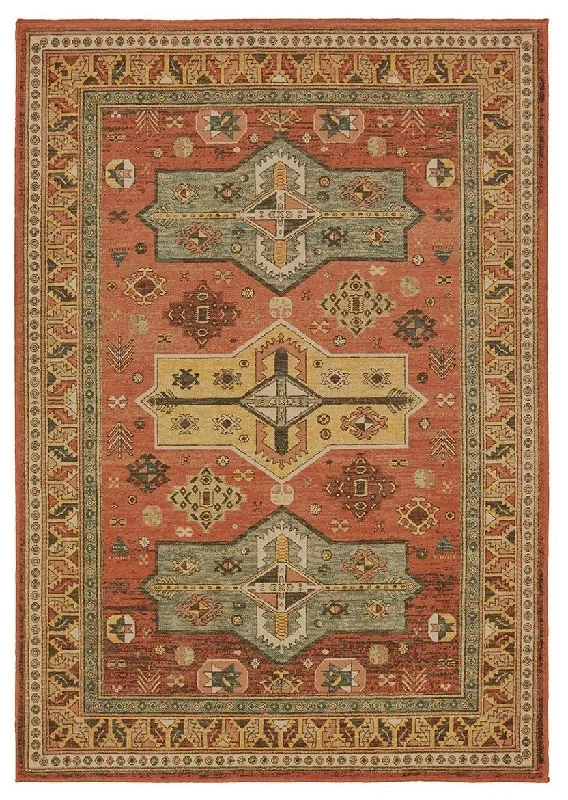 Toscana 9571A Orange Gold Rug