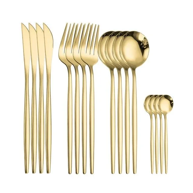 16pcs gold