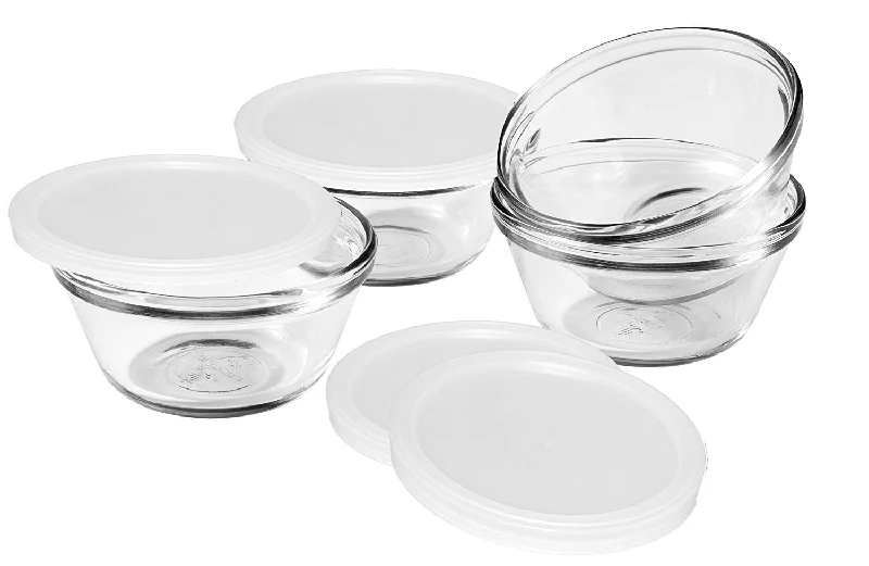 19580381LIB, Kitchen Classics, 8Pc Glass Food Storage Set