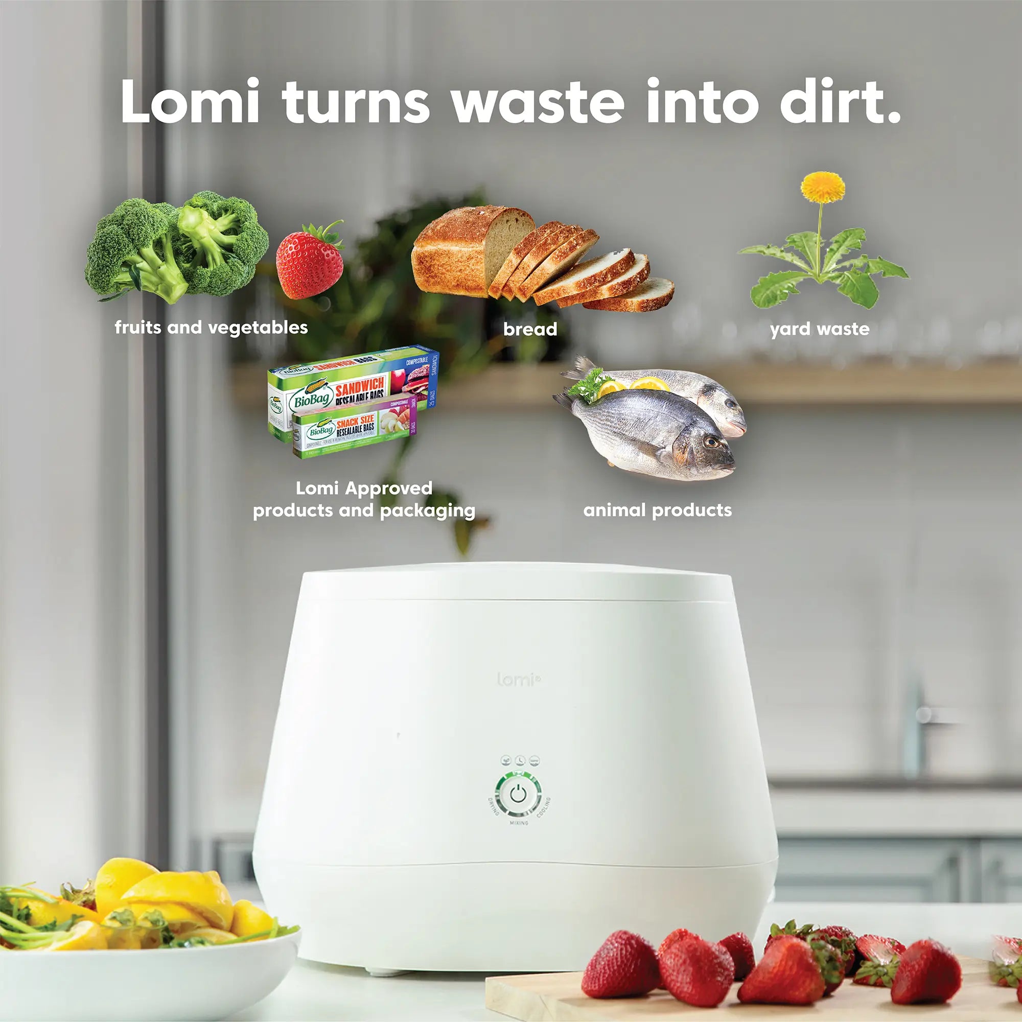 Lomi Smart Waste Kitchen Composter