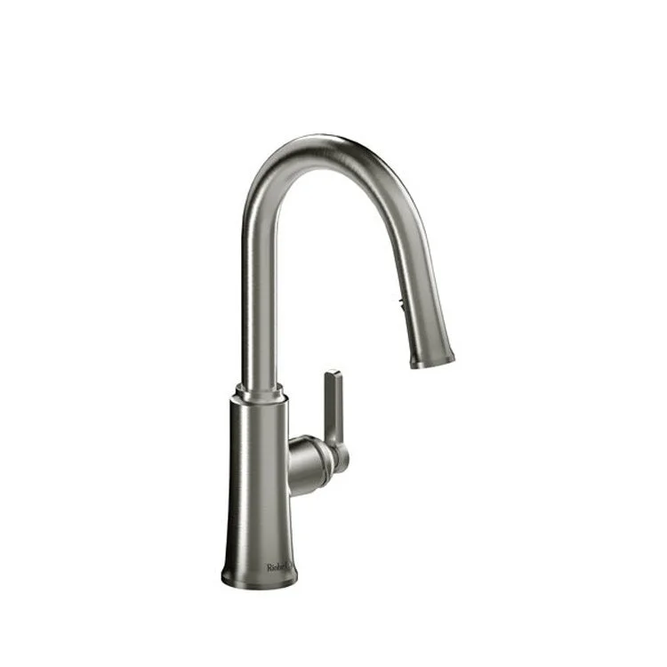 Kitchen Faucet Trattoria with Spray 1 Lever Stainless Steel 1.5 Gallons per Minute