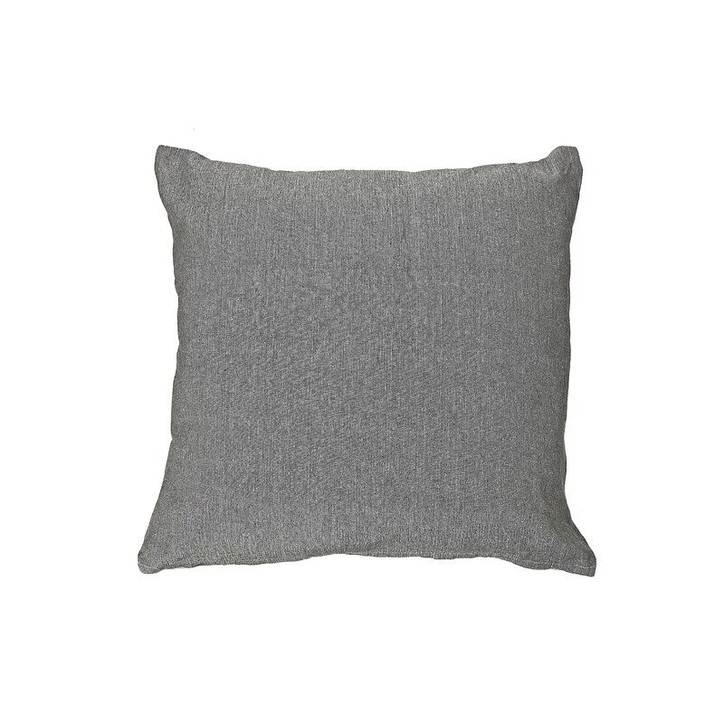 Chambray Cushion With Zipper (Dark Green) - Set of 2