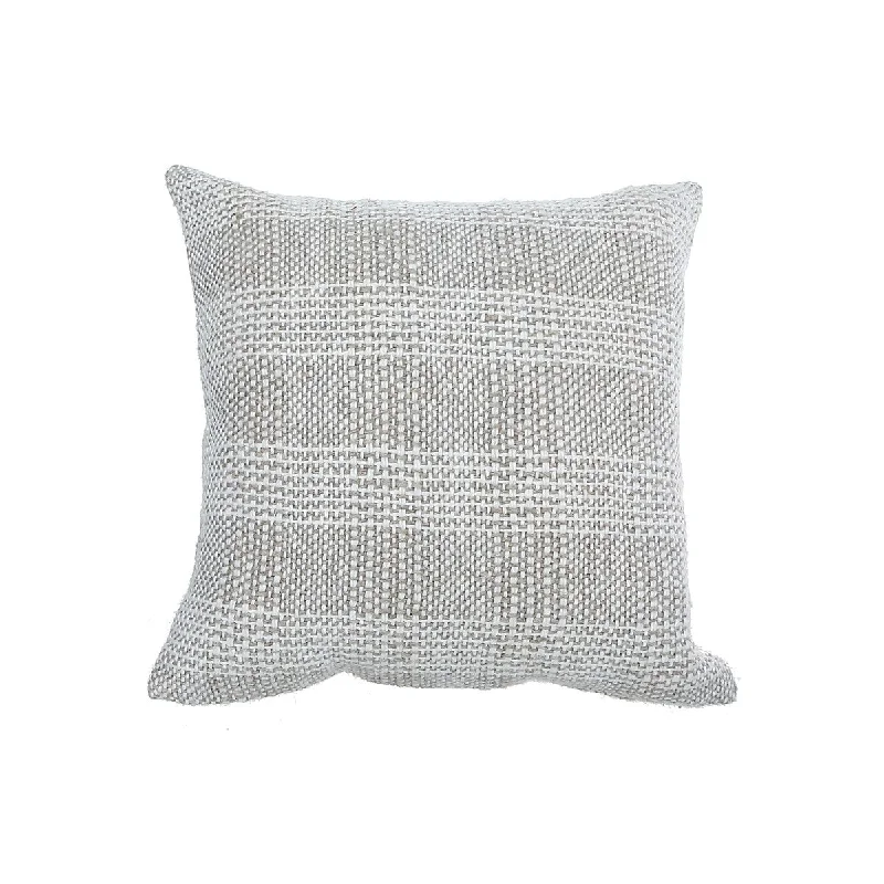 Chuncky Plaid Cotton Linen Cushion 22 X 22 - Set of 2