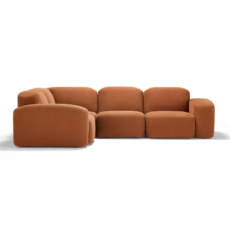 Muse 4 Piece Modular Sofa (Cabarita Hazel)