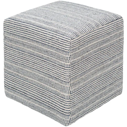 Ryder Striped Pouf