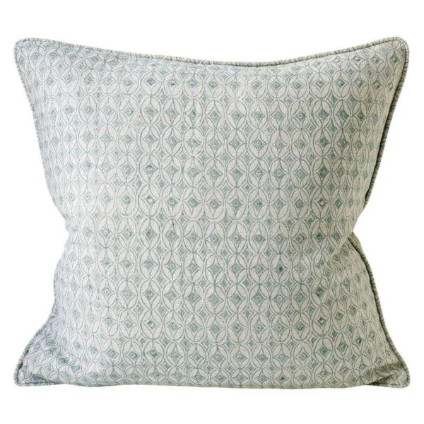 Condesa Celadon Linen Cushion