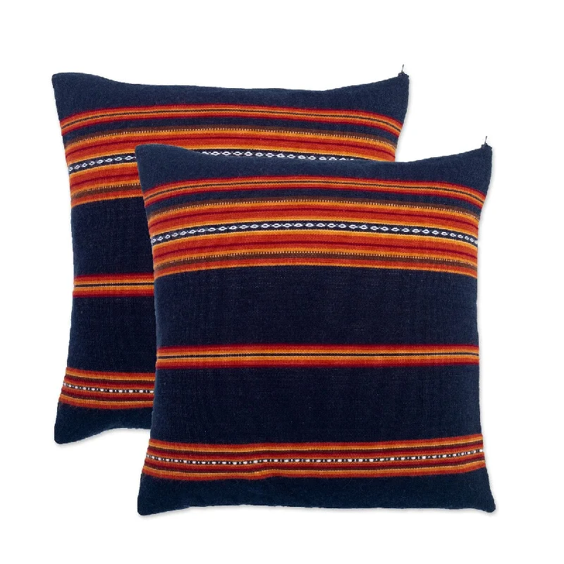 Novica Handmade Inca Comfort Blend Cushion Covers (Pair)