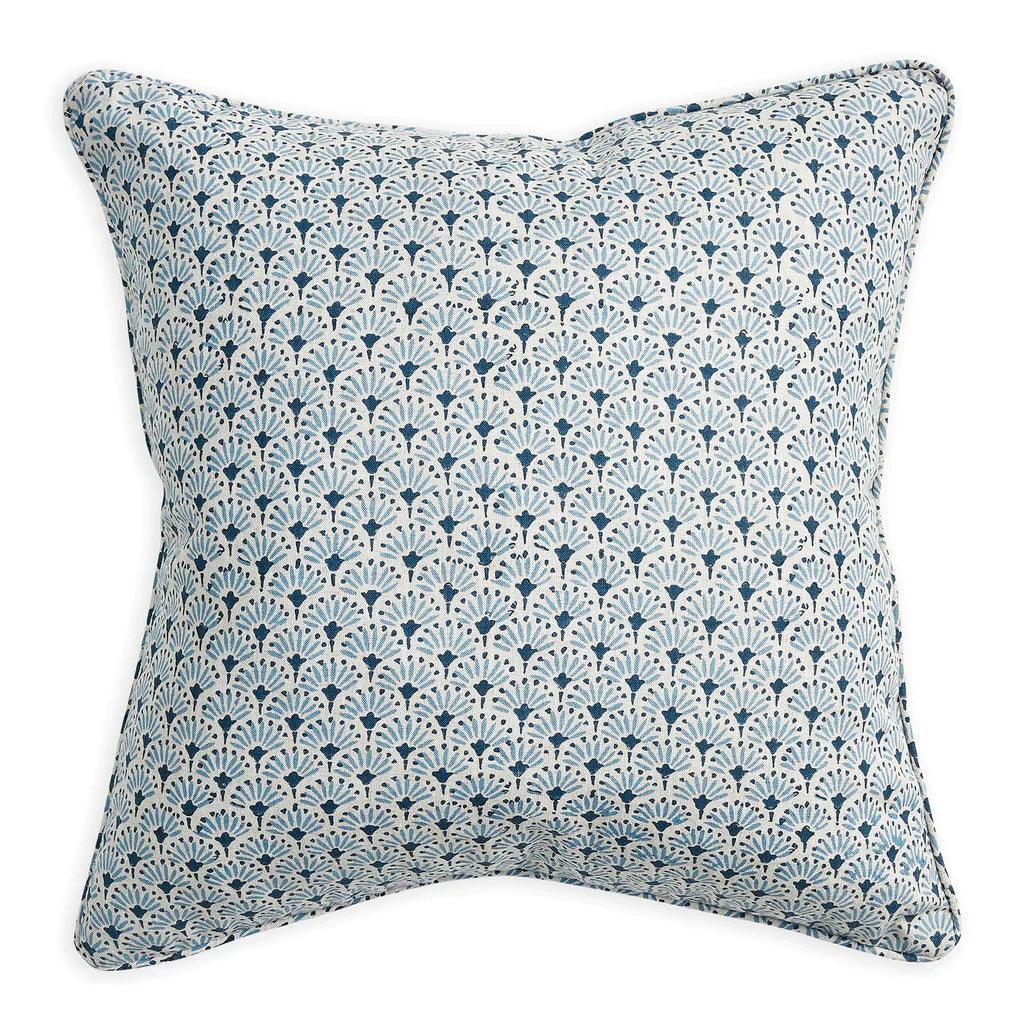 Pharaoh Azure Linen Cushion