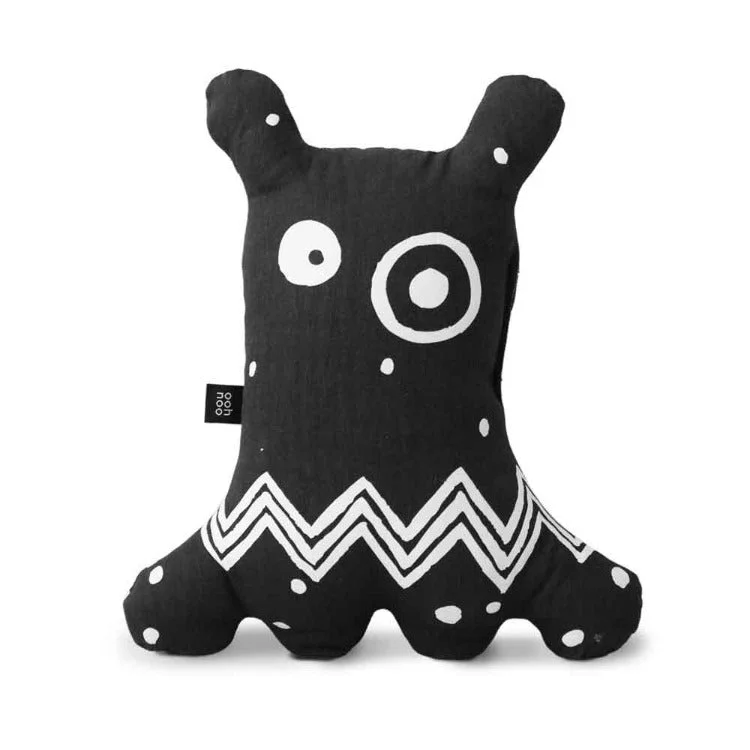 Black Big-Eyed Monster Cushion