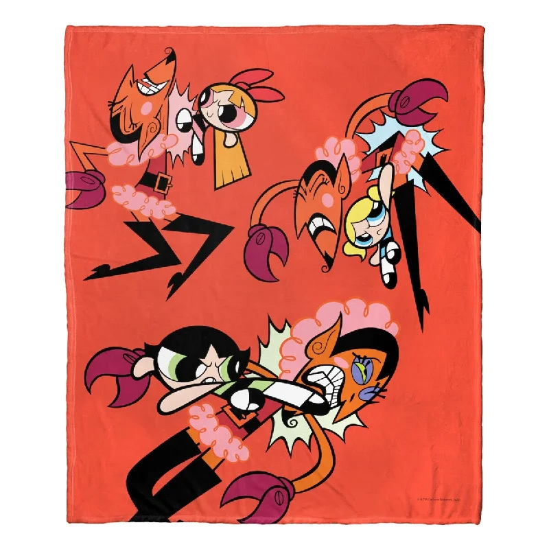 Cartoon Network Powerpuff Girls Get Him Silk Touch Throw Blanket