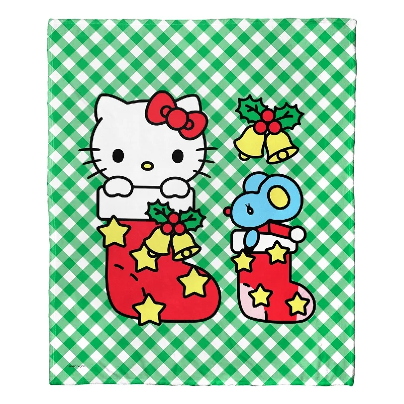 ENT 236 Hello Kitty, Stocking Buddies Silk Touch Throw Blanket