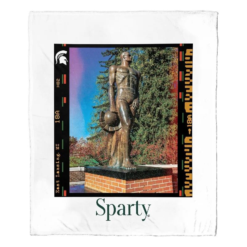 NCAA Campus Life Michigan State Silk Touch Throw