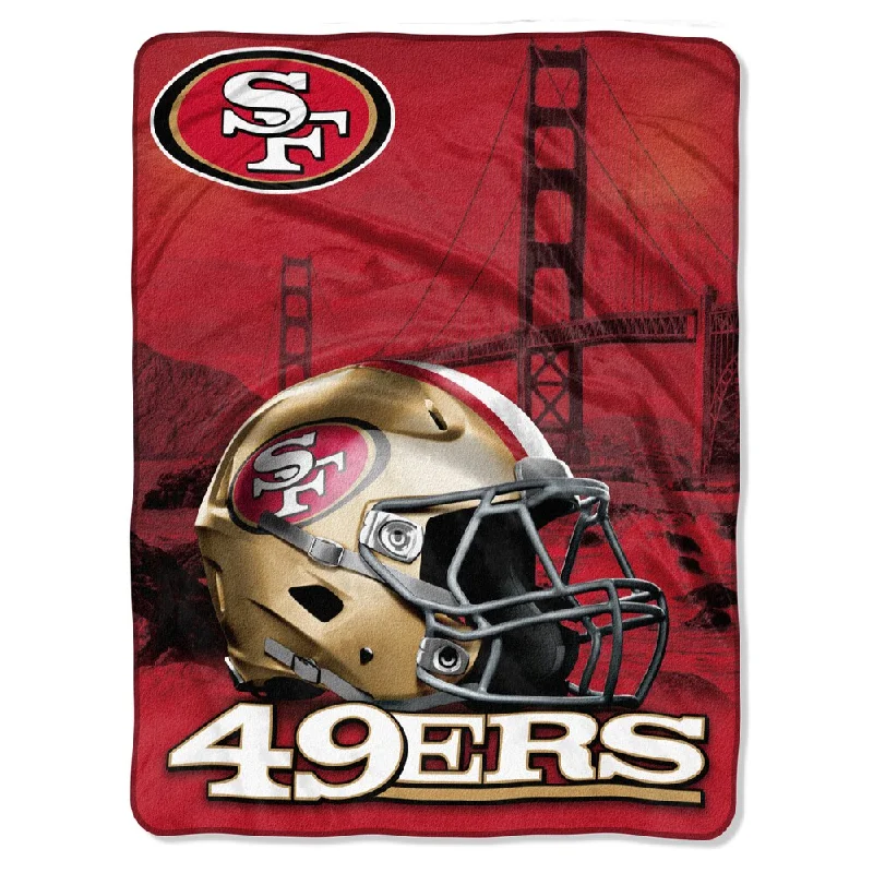 NFL 071 49ers Heritage Silk Touch Throw