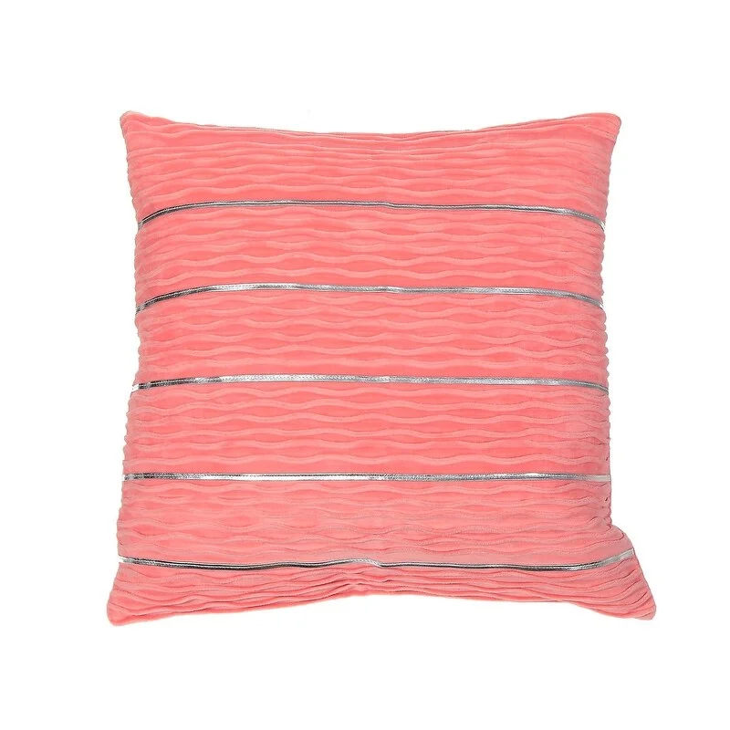 Rippling Cushion With Side Zipper - Set Of 2