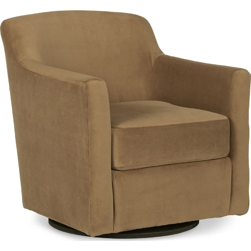 Bradney Swivel Chair - Honey