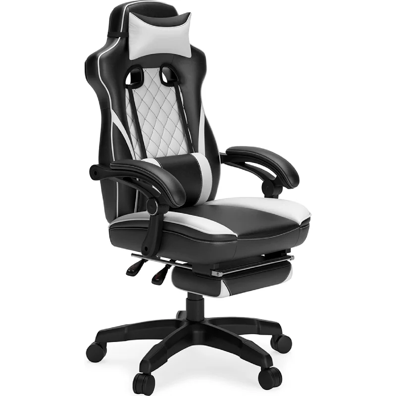 Lynxtyn Office Chair - White/Black