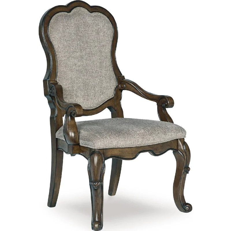 Maylee Arm Chair - Dark Brown - (D947-01A)