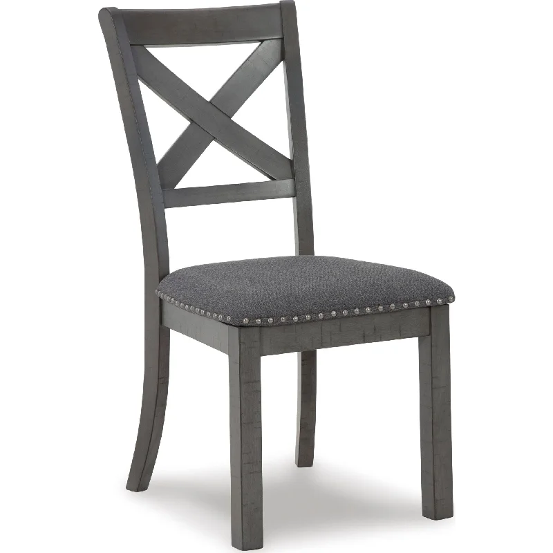 Myshanna Side Chair - Gray - (D629-01)