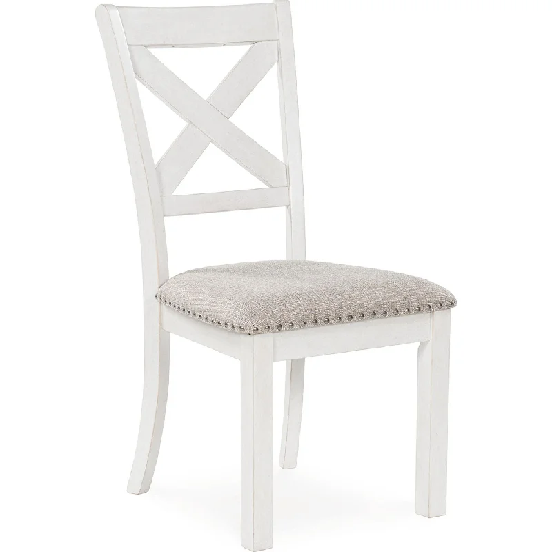 Robbinsdale Dining Chair - Antique White - (D642-01)