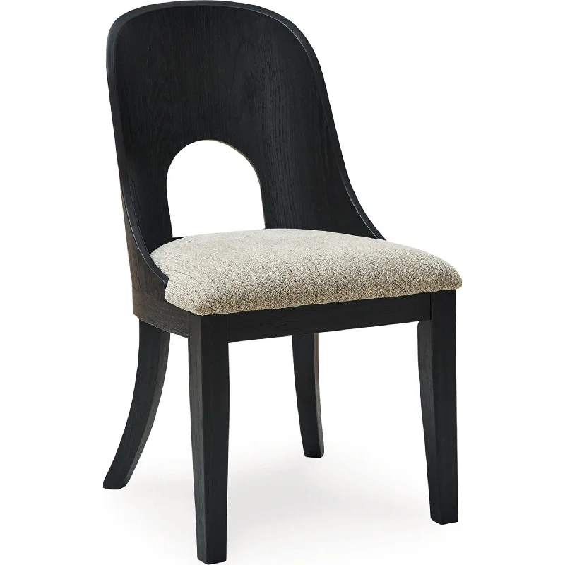 Rowanbeck Dining Chair - Gray/Black - (D821-01)