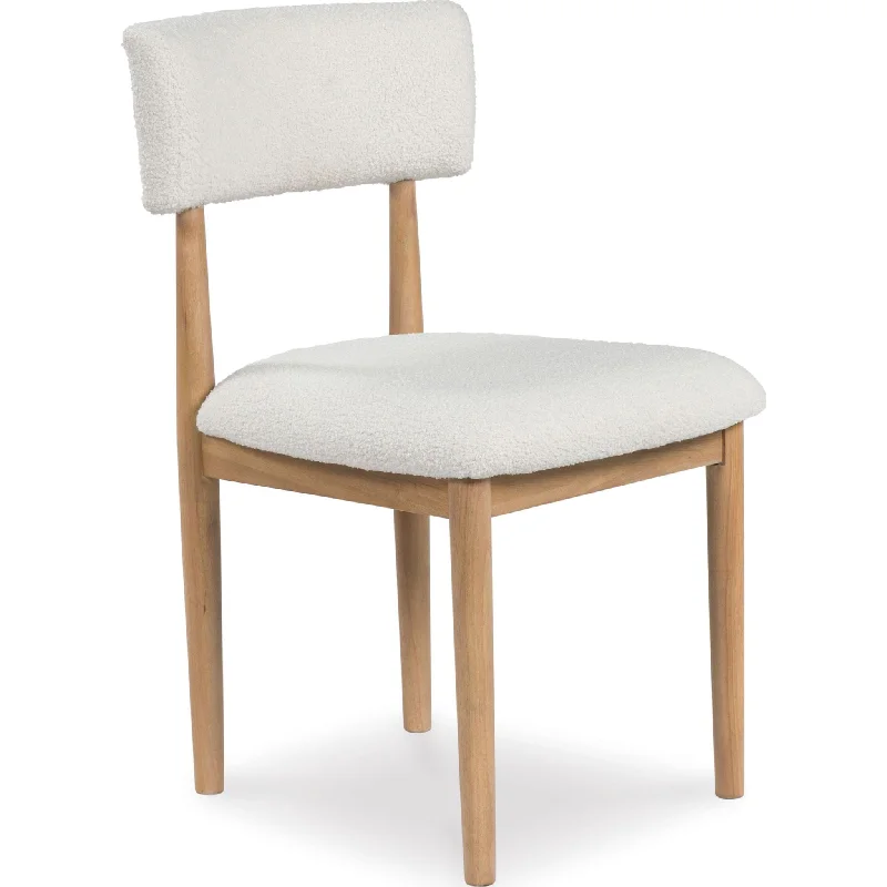 Sawdyn Dining Chair - White/Light Brown - (D427-02)