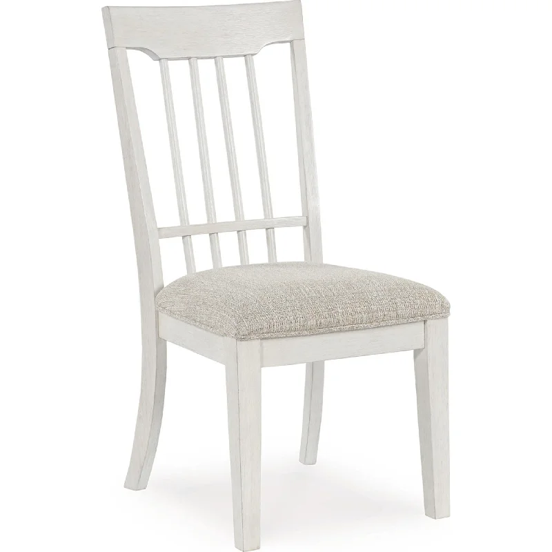 Shaybrock Dining Chair - Antique White/Brown - (D683-02)