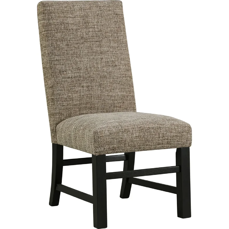 Sommerford Side Chair - Black/Brown - (D775-01)