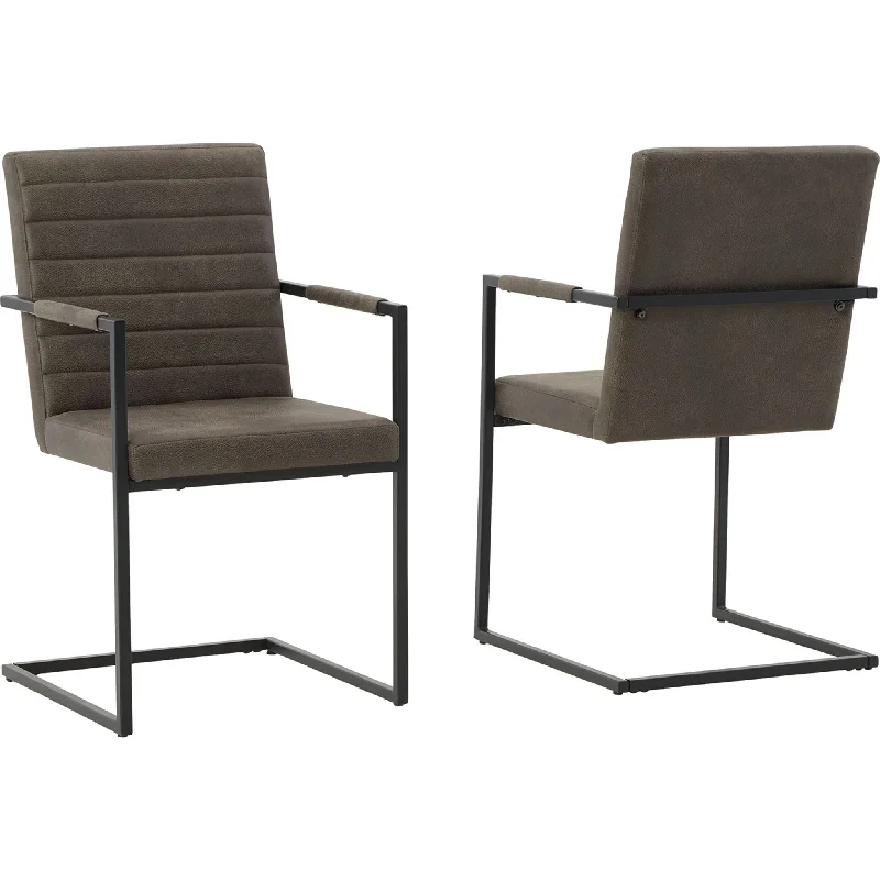 Strumford Arm Chair - Gray/Black - (D449-02A)