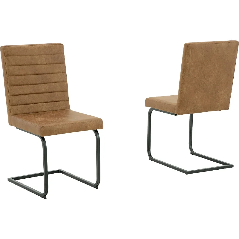 Strumford Side Chair - Caramel/Black - (D449-01)