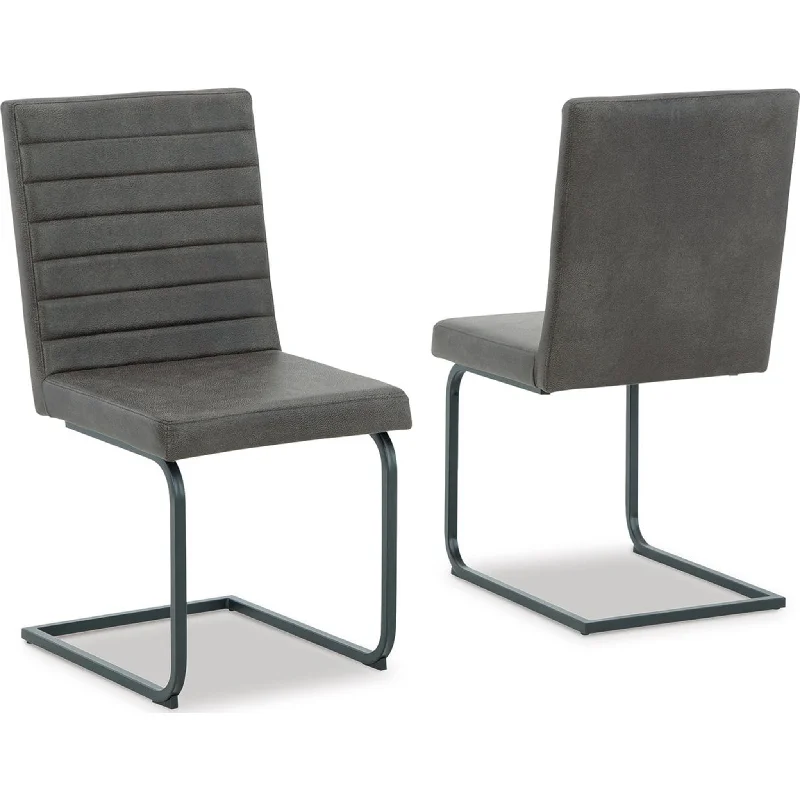 Strumford Side Chair - Gray/Black - (D449-02)