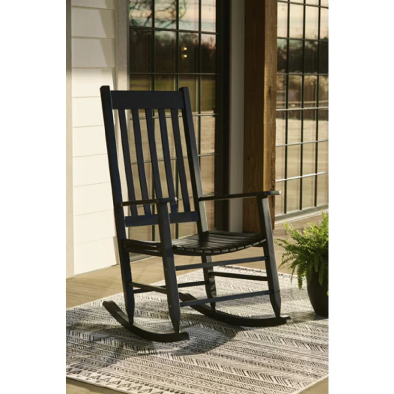 Outdoor Teagan Rocking Chair Black