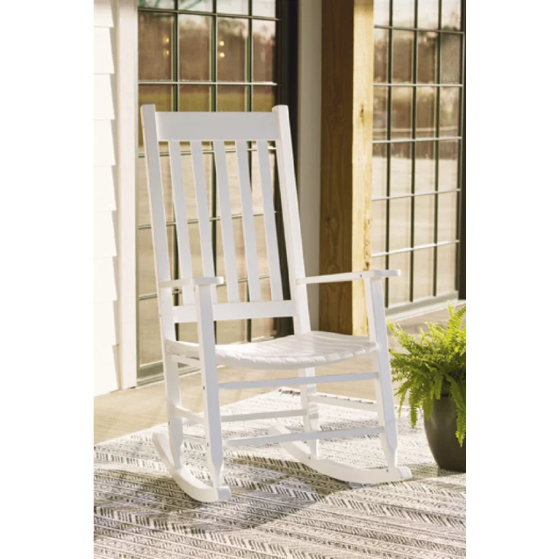 Outdoor Teagan Rocking Chair White