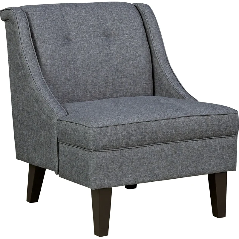 Tenecia Accent Chair - Gunmetal