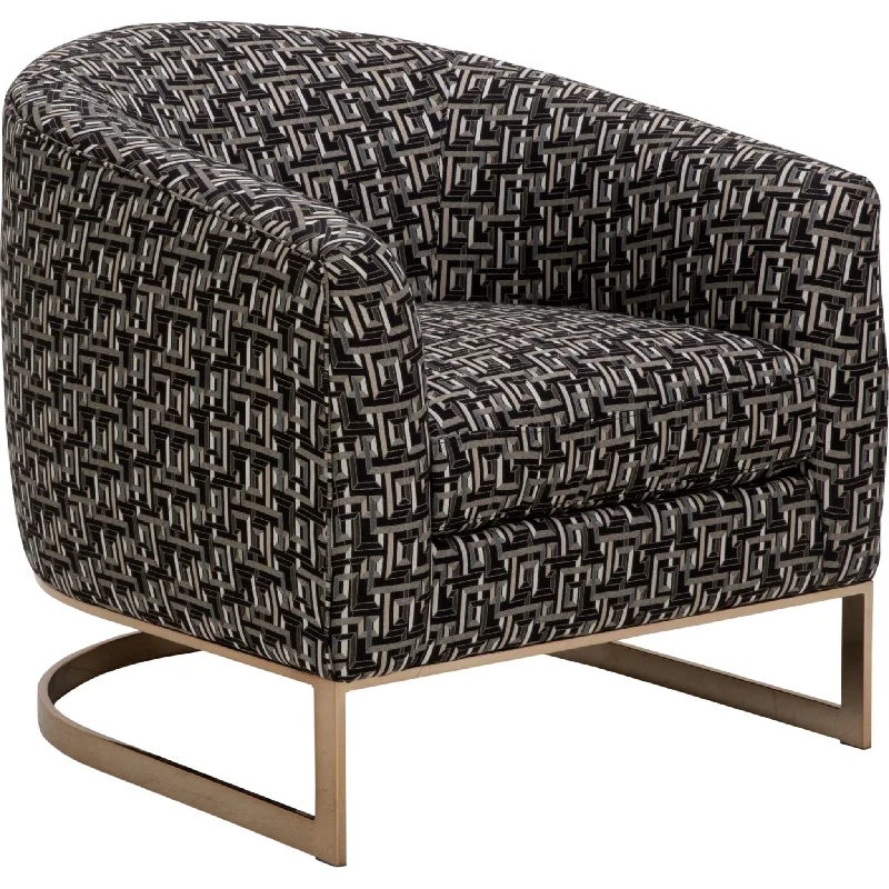 Tina Accent Chair - Onyx