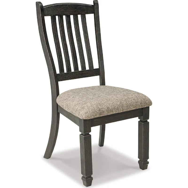 Tyler Creek Side Chair - Black/Grey - (D736-01)