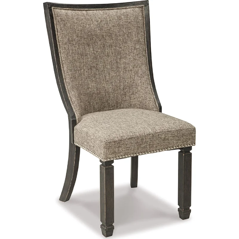 Tyler Creek Side Chair - Black/Grey - (D736-02)